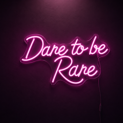 Dare To Be Rave LED Neon Sign - 02 High-Converting Product Image