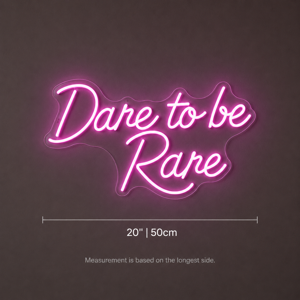 Dare To Be Rave LED Neon Sign - 04 Size Image