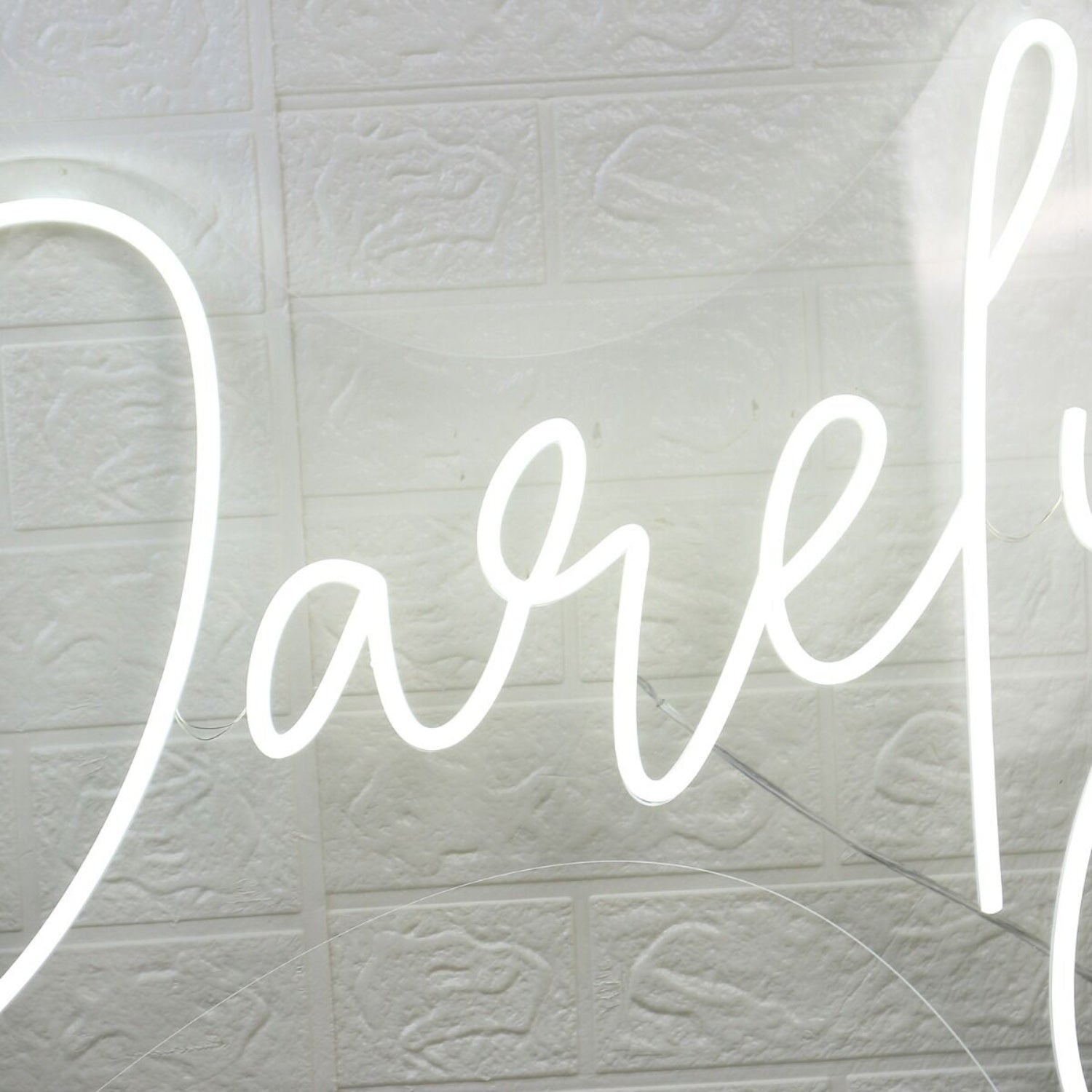 Darely White Led Neon Sign - Shineneon