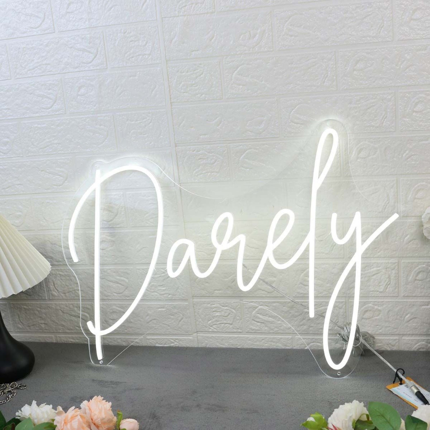 Darely White Led Neon Sign - Shineneon