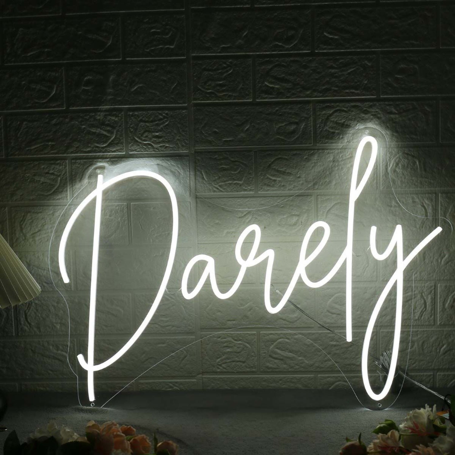 Darely White Led Neon Sign - Shineneon