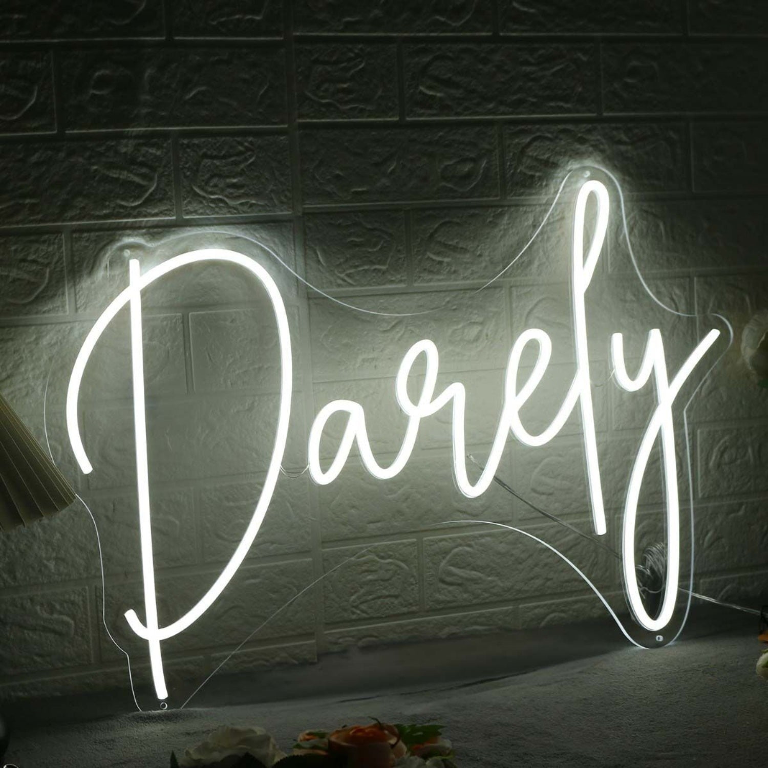 Darely White Led Neon Sign - Shineneon