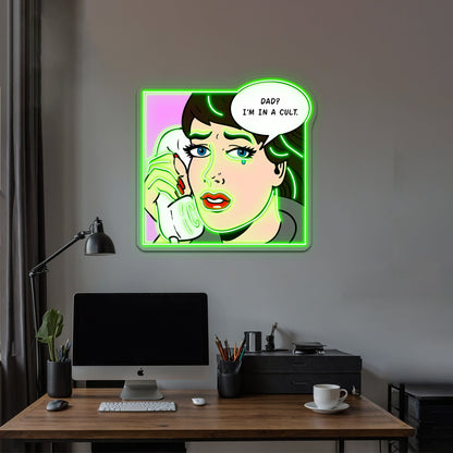 Daria Sick Sad World Artwork Affordable Custom Neon Signs - Shineneon