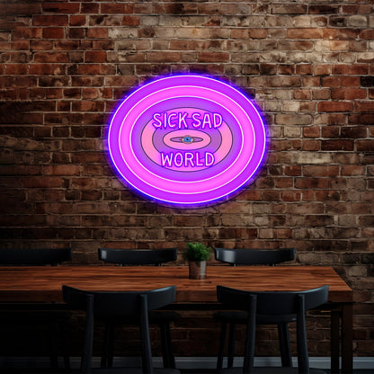 Daria Sick Sad World Artwork Affordable Custom Neon Signs - Shineneon