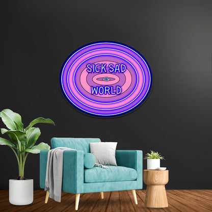 Daria Sick Sad World Artwork Affordable Custom Neon Signs