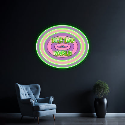 Daria Sick Sad World Artwork Affordable Custom Neon Signs