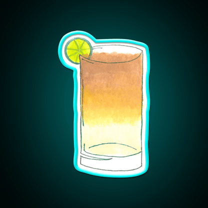 Dark And Stormy Cocktail Bar Decor Led Neon Sign Rgb Color - Shineneon