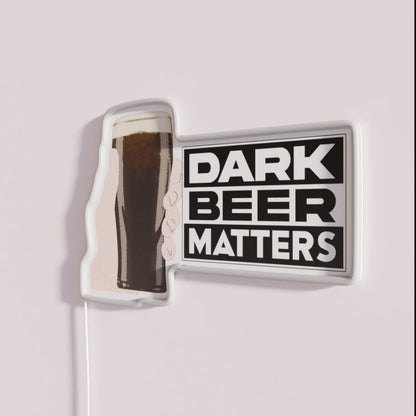 Dark Beer Matters International Beer Day 2020 Rgb Led Neon Sign - Shineneon