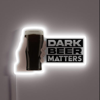 Dark Beer Matters International Beer Day 2020 Rgb Led Neon Sign - Shineneon