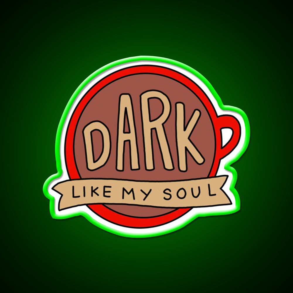 Dark Coffee Cafe Led Neon Sign Espresso Bar Art For Coffee Shop Rgb Color