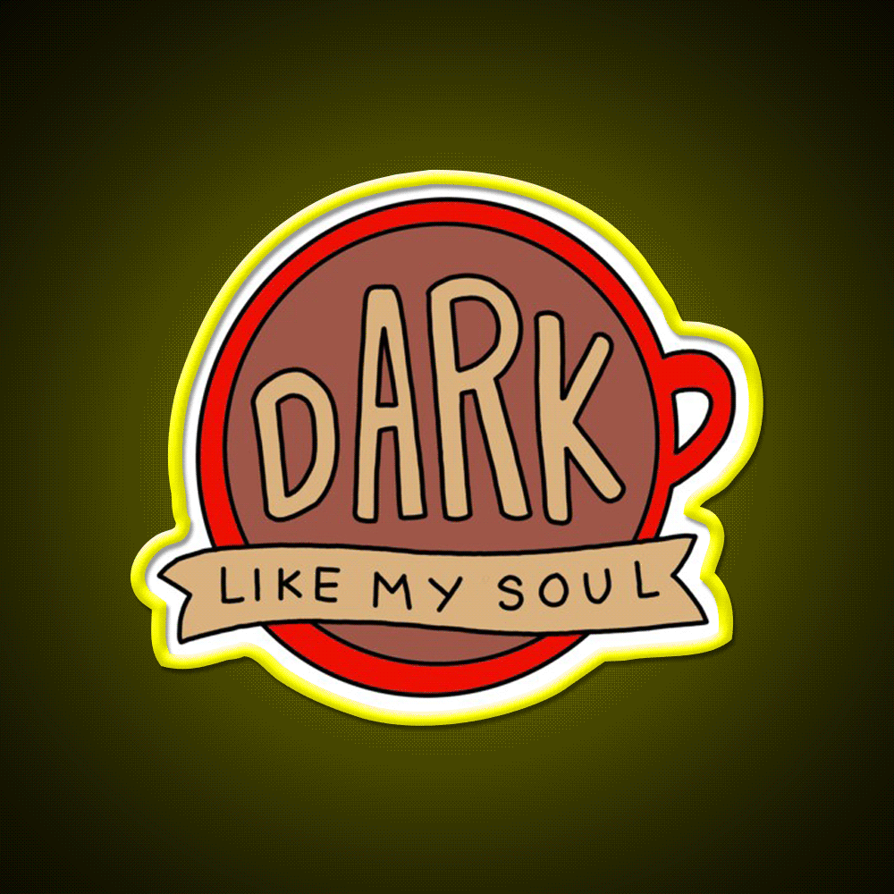 Dark Coffee Cafe Led Neon Sign Espresso Bar Art For Coffee Shop Rgb Color