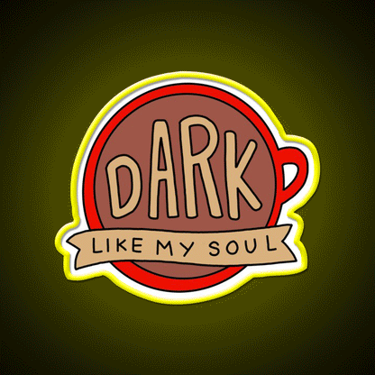 Dark Coffee Cafe Led Neon Sign Espresso Bar Art For Coffee Shop Rgb Color