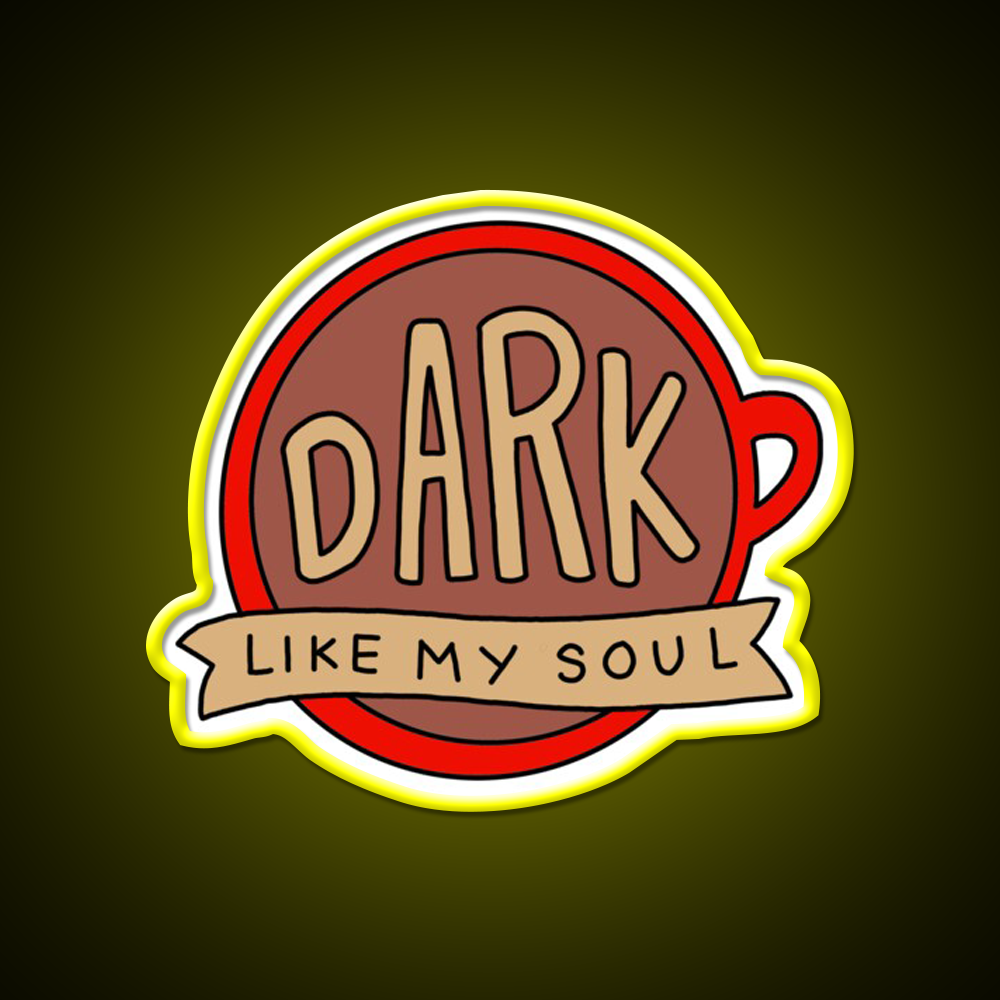Dark Coffee Cafe Led Neon Sign Espresso Bar Art For Coffee Shop Rgb Color