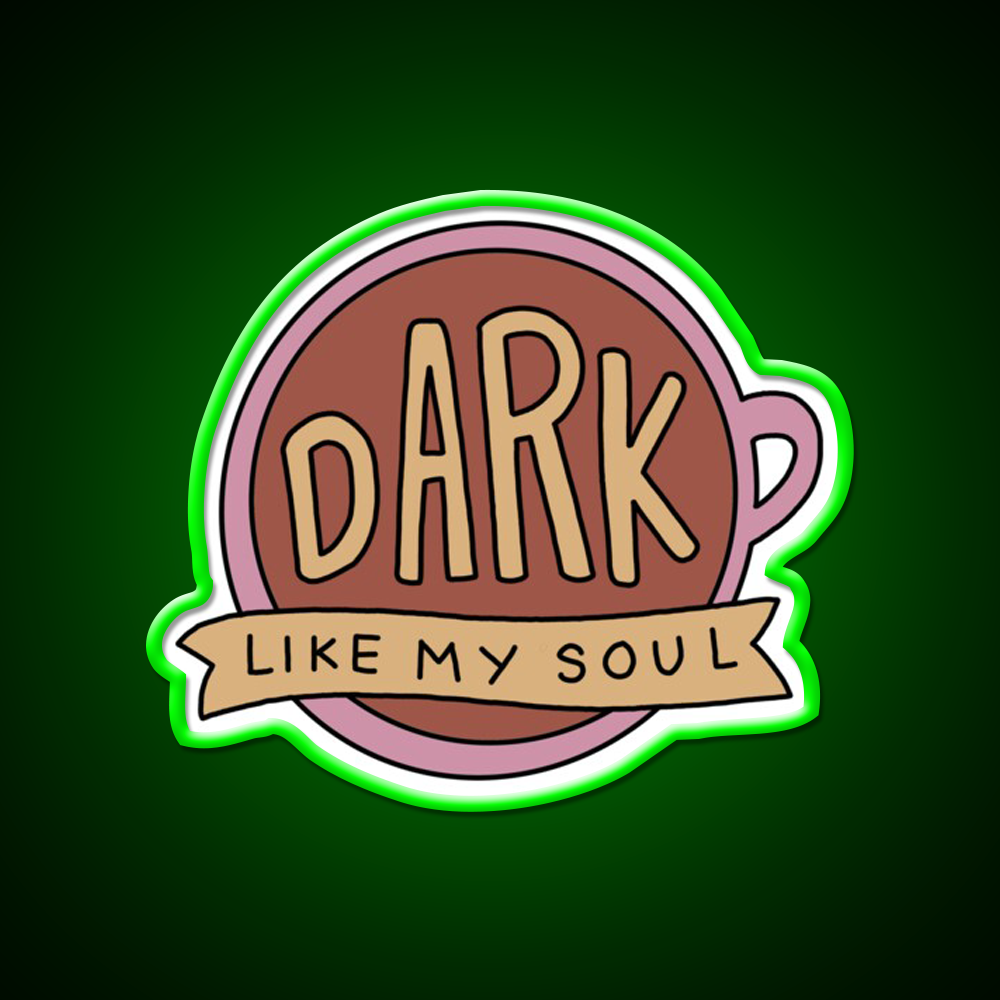 Dark Coffee Cafe Led Neon Sign Espresso Bar Art Rgb Color