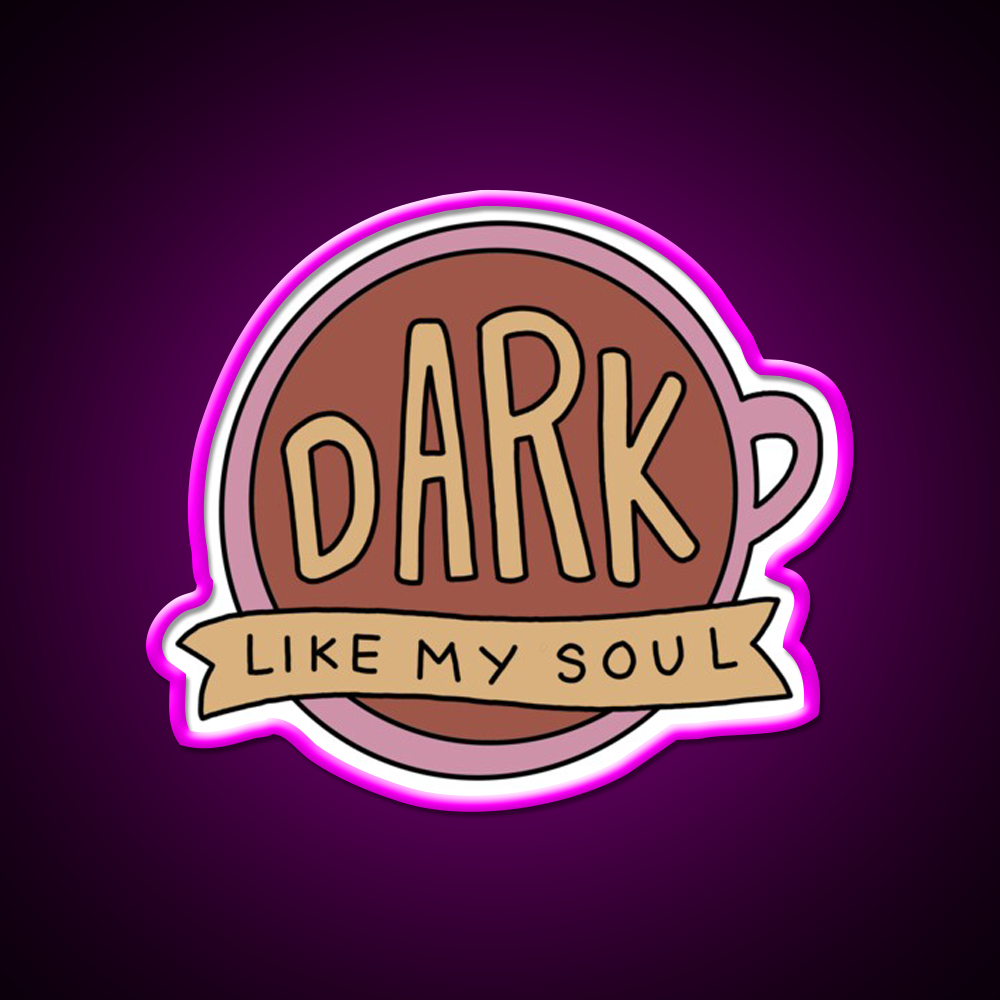 Dark Coffee Cafe Led Neon Sign Espresso Bar Art Rgb Color