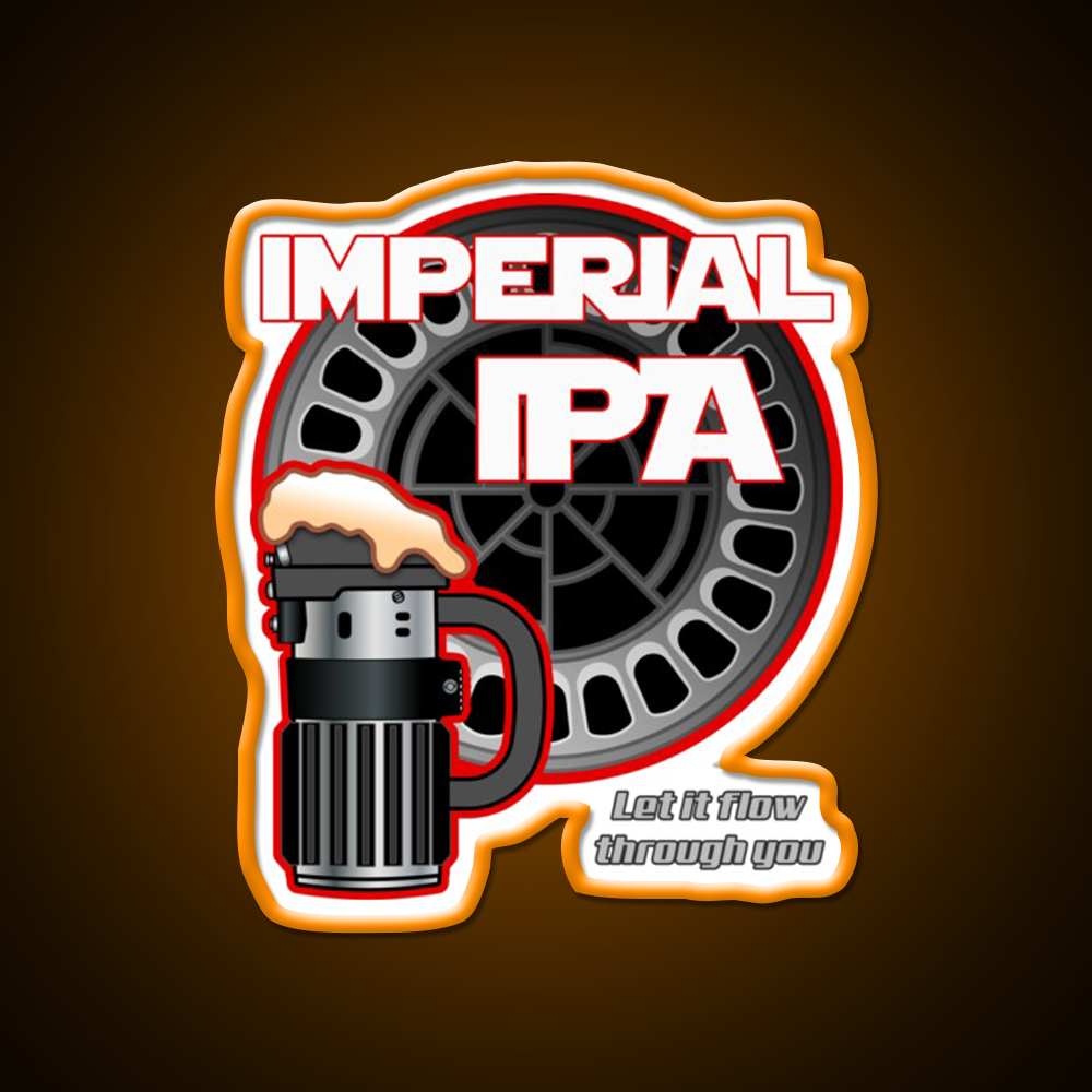 Dark Side Imperial Ipa Beer Bar Decor Led Neon Sign Rgb Color - LED neon sign view 6