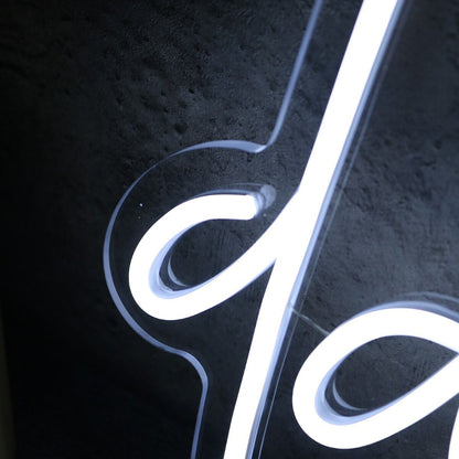 Dark Silk White Led Neon Sign - Shineneon
