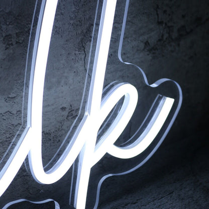 Dark Silk White Led Neon Sign - Shineneon