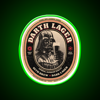 Darth Lager Beer Bar Decor Led Neon Sign Rgb Color - LED neon sign view 8