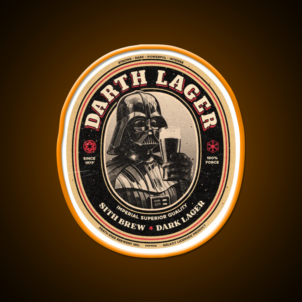 Darth Lager Beer Bar Decor Led Neon Sign Rgb Color - LED neon sign view 6