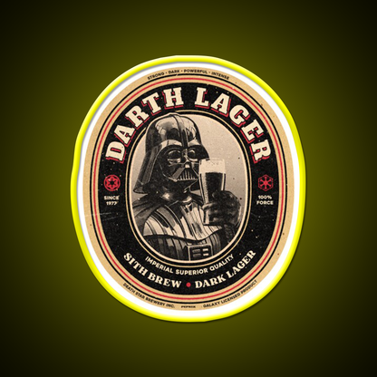 Darth Lager Beer Bar Decor Led Neon Sign Rgb Color - LED neon sign view 7
