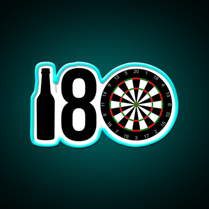 Darts Sports Player Beer Eight Darts Gift Idea Beer Bar Decor Led Neon Sign Rgb Color