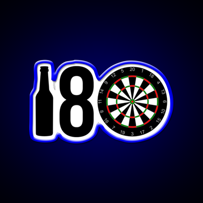 Darts Sports Player Beer Eight Darts Gift Idea Beer Bar Decor Led Neon Sign Rgb Color