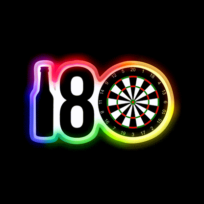 Darts Sports Player Beer Eight Darts Gift Idea Beer Bar Decor Led Neon Sign Rgb Color
