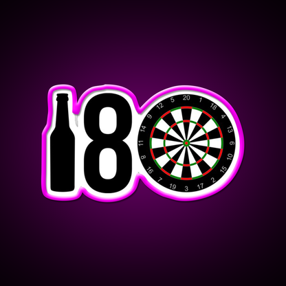 Darts Sports Player Beer Eight Darts Gift Idea Beer Bar Decor Led Neon Sign Rgb Color
