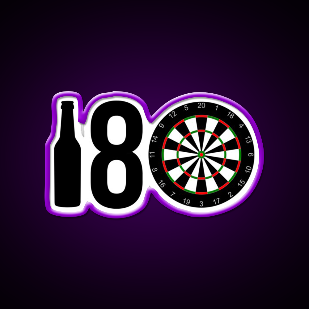 Darts Sports Player Beer Eight Darts Gift Idea Beer Bar Decor Led Neon Sign Rgb Color