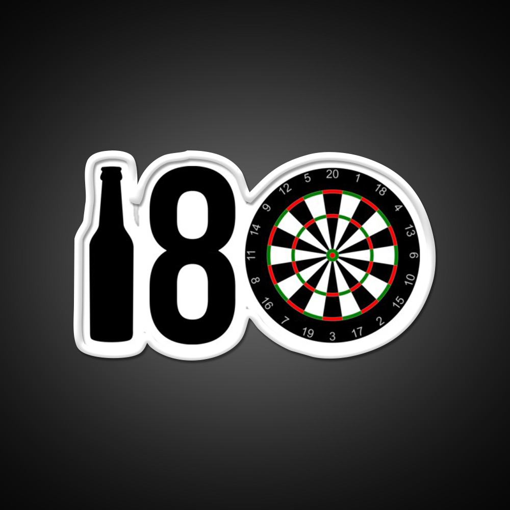 Darts Sports Player Beer Eight Darts Gift Idea Beer Bar Decor Led Neon Sign Rgb Color