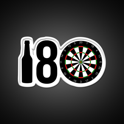 Darts Sports Player Beer Eight Darts Gift Idea Beer Bar Decor Led Neon Sign Rgb Color