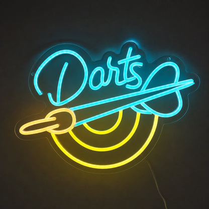 Darts Wall Neon Sign LED Neon Sign main product image