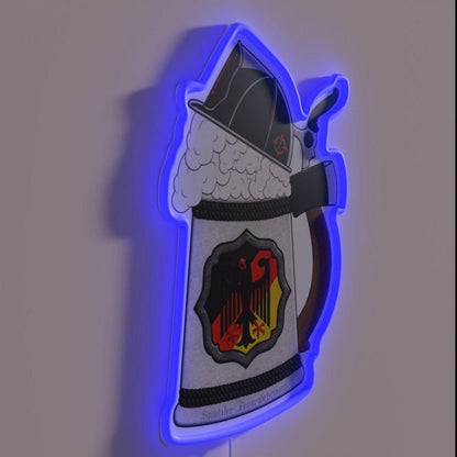 Das Beer Stein Firefighter Medic Rgb Led Neon Sign - Shineneon