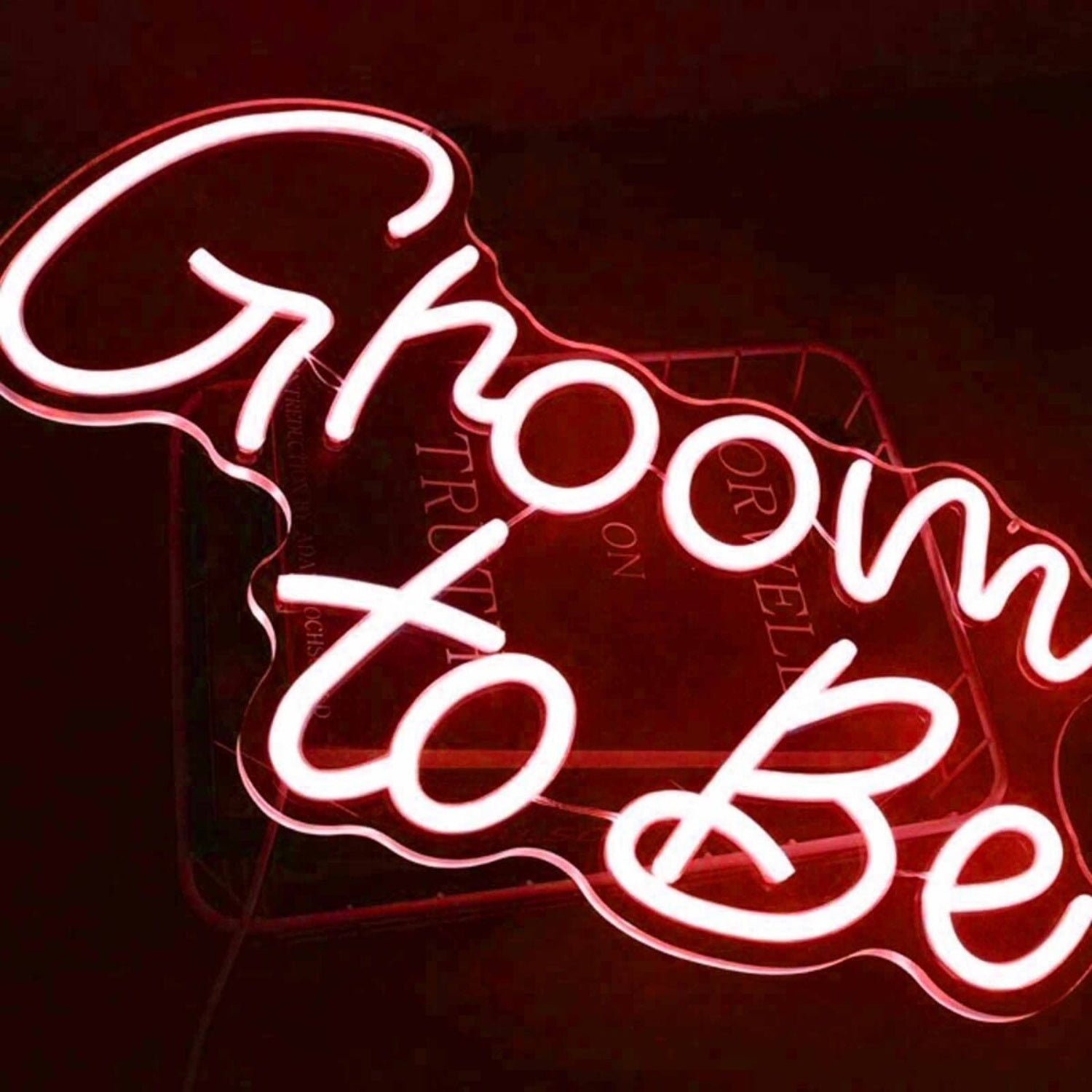 Dashing Groom To Be Neon Sign | Shineneon