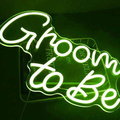 Dashing Groom To Be Neon Sign | Shineneon