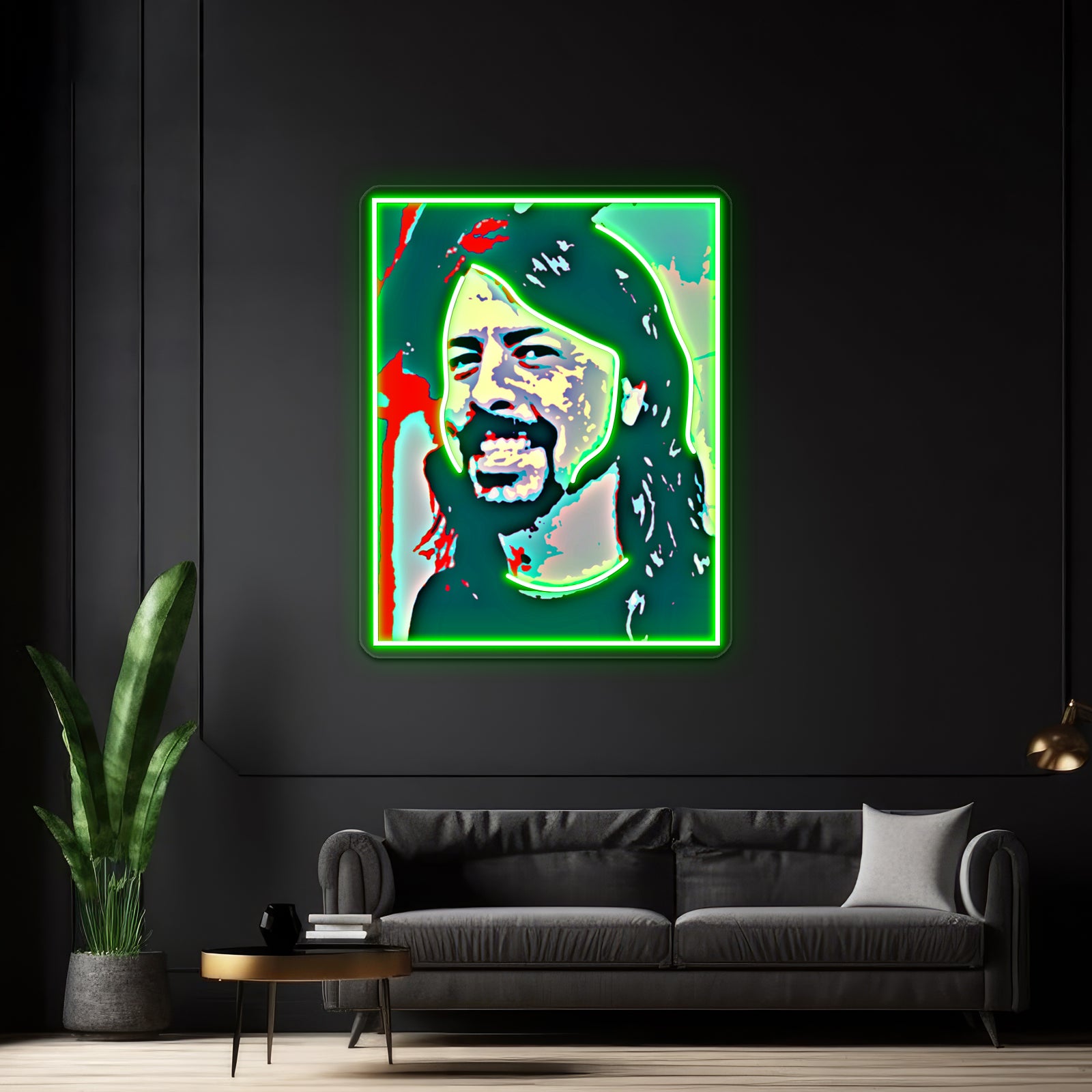 Dave Grohl Pop Art Wall Artwork Neon Signs | Shineneon