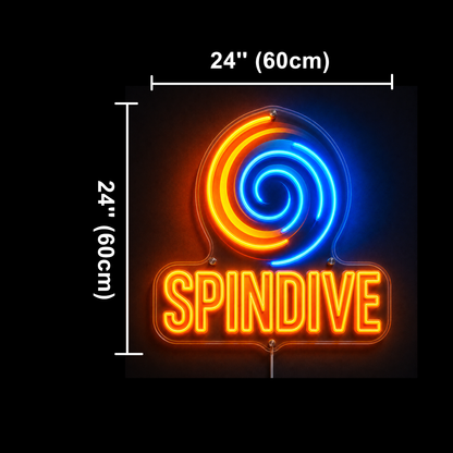 SPINDIVE Custom LED Neon Sign