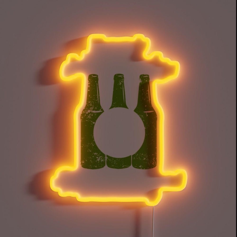 Day Drinking Wine Beer Wine Lover Gift Wine Gift Rgb Led Neon Sign - Shineneon