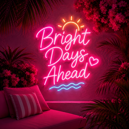 Days Ahead Wall Decor LED Neon Sign - 01 Original Product Image