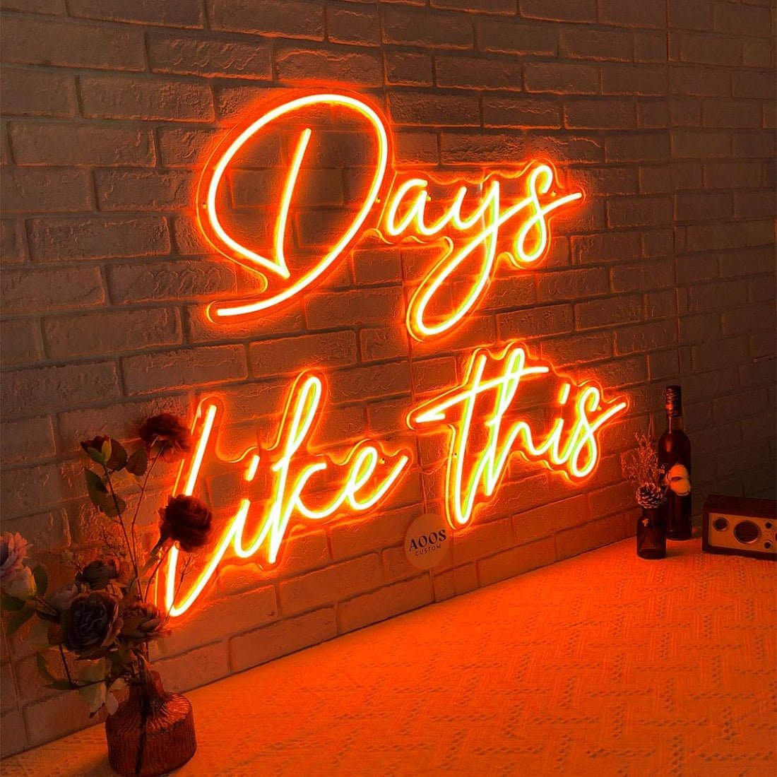 Days Like This Neon Signs Neon Lights Led Business Sign - Shineneon