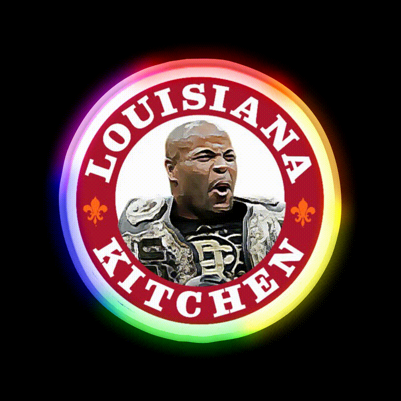 Dc Popeyes Fast Food Led Neon Sign For Burger Place Rgb Color