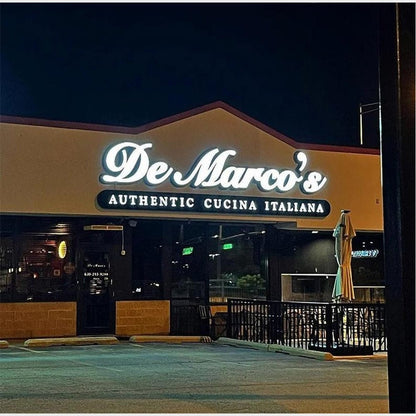De Marcos Authentic Cucian Itallana 3D Frontlit Letters Metal Led Sign - Shineneon