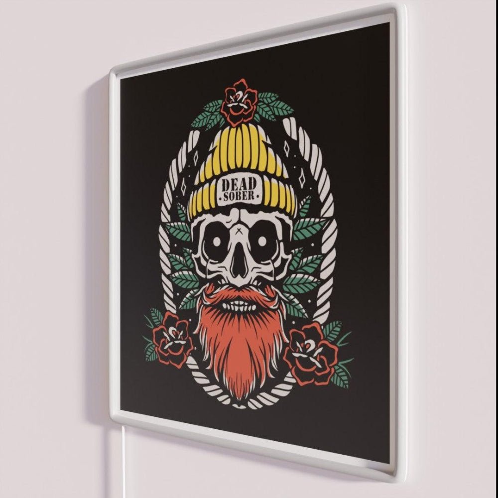 Dead Sober Aa Na Recovery Rgb Led Neon Sign - Shineneon