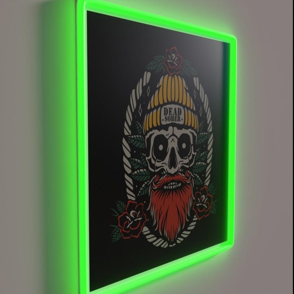 Dead Sober Aa Na Recovery Rgb Led Neon Sign - Shineneon