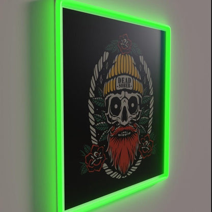 Dead Sober Aa Na Recovery Rgb Led Neon Sign - Shineneon