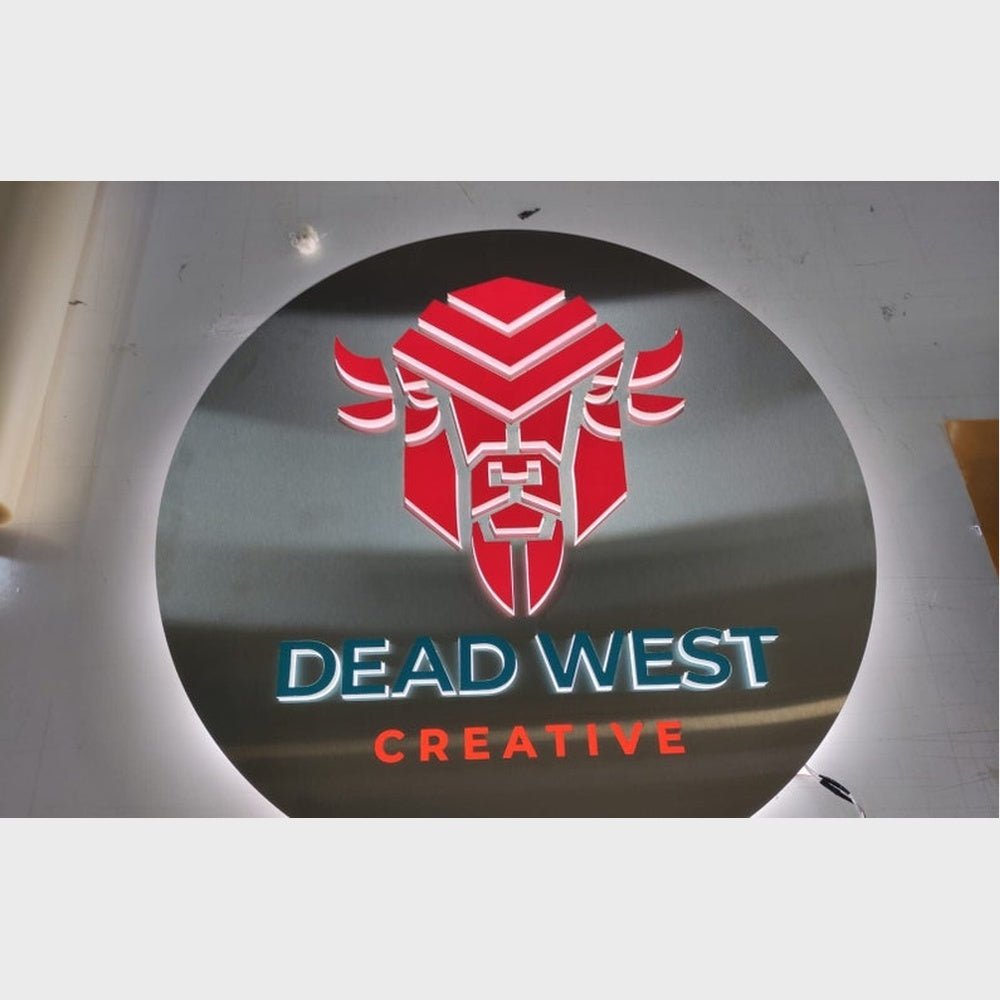 Dead West Creative Acrylic Business Logo Sign - Shineneon