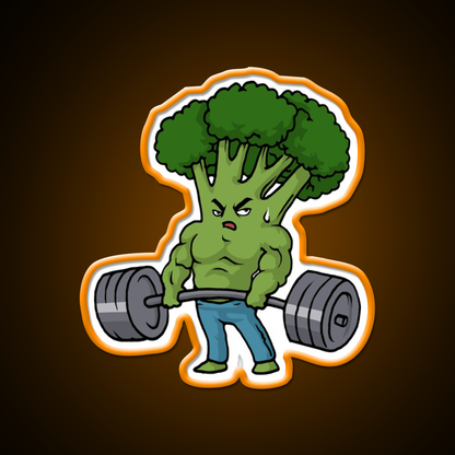 Deadlift T Broccoli Motivation Bodybuilding Gym Fitness Led Neon Sign Rgb Color