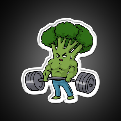 Deadlift T Broccoli Motivation Bodybuilding Gym Fitness Led Neon Sign Rgb Color