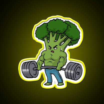 Deadlift T Broccoli Motivation Bodybuilding Gym Fitness Led Neon Sign Rgb Color